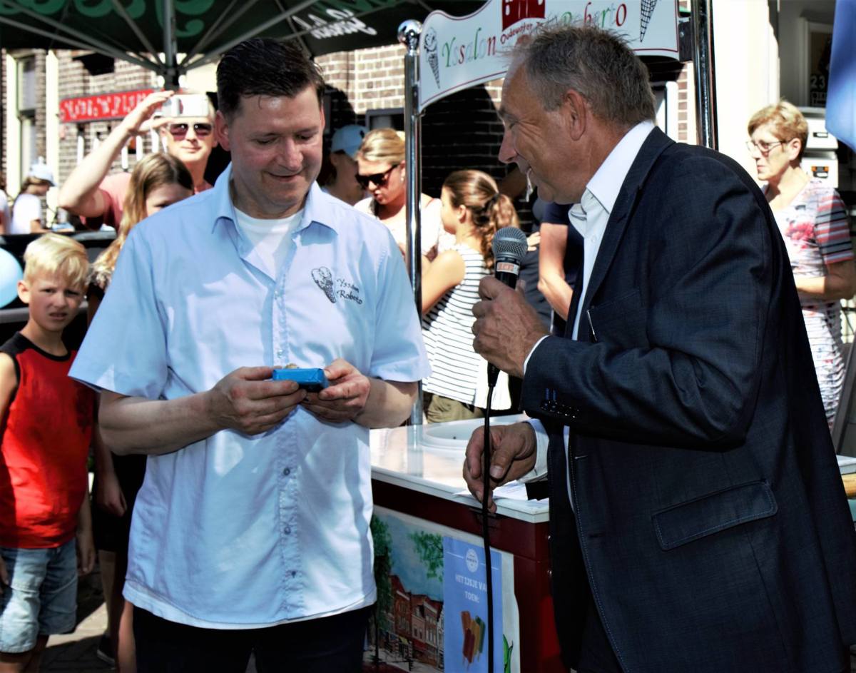 IJssalon Roberto Oudewater jubileumfeest 50 jaar ijs 2